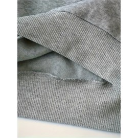 Plus Size, Women's Winter Elegant Geometric Print Hooded Sweatshirt - Cozy Pullover Hoodie with Book & Floral Design, 