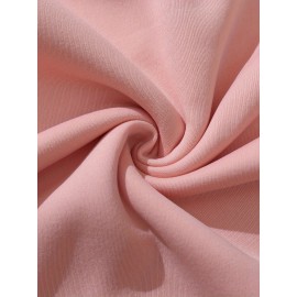 Plus Size Cozy Chic Letter Print Drawstring Hoodie - Soft Warm Fleece Lined Long Sleeve Sweatshirt with Relaxed Fit for Fall & Winter - Women's Comfortable Casual Wear for Everyday