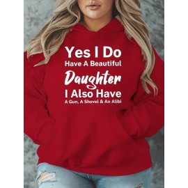 [Humorous Sweatshirt] Plus Size Women's Casual Sweatshirt | Yes I Do s - Humorous 