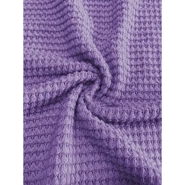 Plus Size - Plus Size V-Neck Pullover Sweatshirt - Soft Stretchy Casual Elegant Long Sleeve Top, Solid Color Spring/Fall Layering Essential for Women & Men, Comfortable Casual Attire, Relaxed Fit, Medium Elasticity