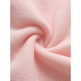 Women'S Casual Hoodie with Alphabet Print, Polyester 100% Knit Fabric, Slight Stretch, Fall/Winter Pullover with Pocket Detail, 220g/m² Weight