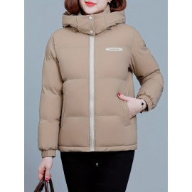 Women's Outdoor Detachable Hooded Warm Fashion Jacket