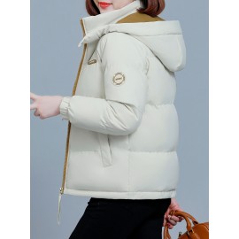 Women's Outdoor Detachable Hooded Warm Fashion Jacket
